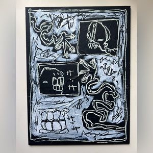 Original spookyratt “perfect” painting 6x8